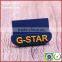 Free sample small charm clothing golves white silicone label patch