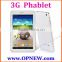 OEM 7 inch 3G Phablet phone tablet pc Quad Core WCDMA 4 bands mini pad WIfi Bluetooth Dual sim card More colors