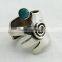 New Design !! Turquoise 925 Sterling Silver Ring, Fine Silver Jewellery, Silver Jewellery Supplier