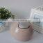 OEM Plastic Round-shaped Desktop Garbage Can With electroplating lid