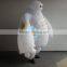 white inflatable robot baymax mascot costume