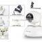 Onvif H.264 PT pan&tilt Wireless PT ip camera Two-way audio 128GB SD card 3 megapixel ip camera Max 64ch wireless alram sensor