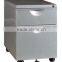 Hot selling rustproof office storage modern 3 drawers metal mobile pedestal