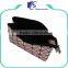 Fashion gold embossed pu leather cosmetic bag for women