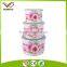 High quality steel mixing camping bowl set