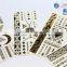 Gold and Silver 3D Bulk Temporary Tattoo Kit