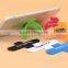 2015 Custom logo cute design silicone mobile phone holder for iphone6s