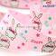 custom printed hair bow with elastic band kids hair ribbon bows