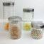 Wholesale Glass Storage Jar with Metal Lid, Glass Canister with Cover