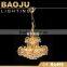 Hallway Jade Glass Shade Chandelier