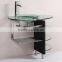 glass stemware wash basin modern bathroom vanity