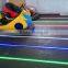 Funfair bumper car design with lights