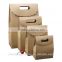 Kraft paper bag products packaging bag box gift bag with twisted rope