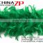 NO.1 Supplier CHINAZP Bulk Sale Selected Prime Quality 60 Gram Weight in Stock Colored Kelly Green Turkey Chandelle Feathers Boa