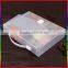 eco recyclable clear pvc large plastic box with handle