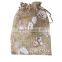 Custom Drawstring Bags 7x9cm Printed Organza Gift Bags for Christmas ,Jewelry Organza Bag
