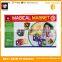 2016 safety quality plastic magnetic building blocks educational toys