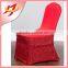 Cheap red silver spangle sequin spandex chair cover for wedding