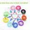 New fashion Smile Face Data Sync Micro usb charging cable with led light