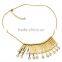 Best price stainless steel gold plated pearl jewelry set necklace
