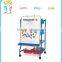 High quality steel material double-side useful easel teacher writing and painting easel