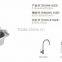 Kitchen steel washing basin European kitchen sink