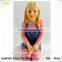 Make your own Miniature people, custom kids toys fashion kneeling girl mini figure