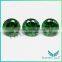 Free Sample Gemstone Wholesale Round Cut Emerald Green Cubic Zirconia , Synthetic Green CZ