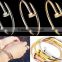 Top quality gold/silver jewelry , clover bracelet/bangle 316L stainless steel bracelet jewelry