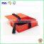 Custom Color Magnetic Foldable Cardboard Box With Black Ribbon