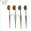 High Quality Wholesale Factory Directly New Arrival Foundation Top Synthetic Hair Oval Makeup Brush