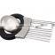 Stainless Steel Onion Holder with Odor Remover/wash Bowl, Onion Slicer