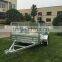 Hot Sales!!!2016 New Type Galvanized Sheet Floor And Side Panel 7x4ft Caged Box Trailer