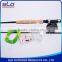 CARBON FLY ROD AND FLY REEL COMBO WITH KITS IN CARRYING BAG