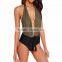 woman hot one piece swim wear with high quality