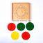 Wooden math toy Montessori Circular Math Fraction Division Teaching Aids