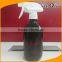 Empty 16oz Amber PET plastic trigger bottle with white trigger wholesale