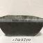 China Green Garden Deco Big Size Square Black Succulent Pot