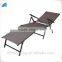Poolside Folding Portable Polyester Fabric Sun Lounger