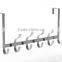 Hot Sale Home Living Room Bathroom Kitchen Coats Towels Storage Over The Door Hook