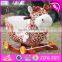 Best sale lovely rocking animals wooden toddler outdoor toys W16D081-S