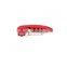 A21-S15A plastic handle pocket folding knife serrated metal pocket knife