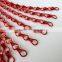 Shiny 12mm red color decorative aluminum link chain for flower basket
