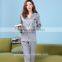 Custom long sleeve cotton nightgown women homewear lady pajamas