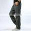 custom big size 100% cotton work trousers loose mens khaki drill cargo work pants