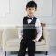 Fashion New Style Black Boys Waistcoat Sets Suit