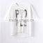 Customized 100% Cotton Fleece pullover Sweatshirts print 1/2 sleeve crewneck pullover t shirt