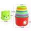 Toys 004：Educational Learning Number Letters Stacking Cups Tower Toy For Child WJ0026