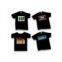 EL Sound Active T-shirt,EL Flashing T-shirt,EL Flash T-shirt