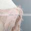 B22669A Sweet temperament feather tassel V-neek Lantern Sleeve Chiffon shirt